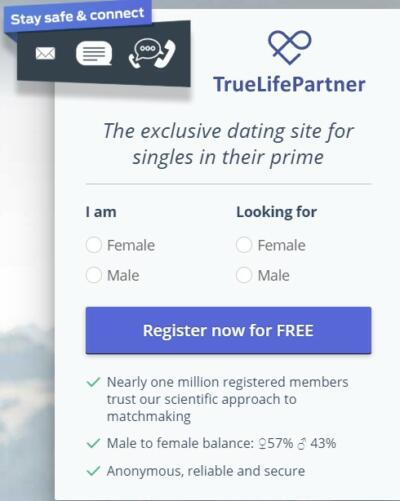 truelifepartner.co.uk - Sign up
