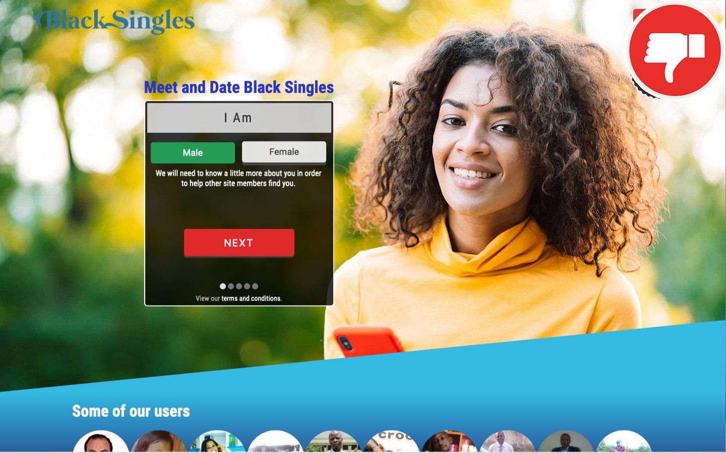 BlackSingles.dating review Scam