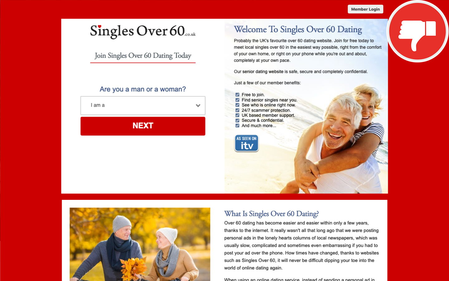 SinglesOver60.co.uk review