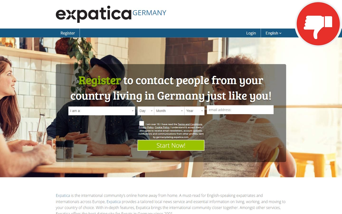 Review GermanyDating.Expatica.com Scam