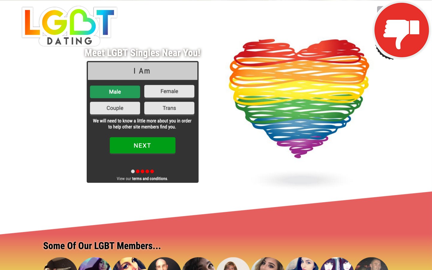Review LGBTDating.co scam