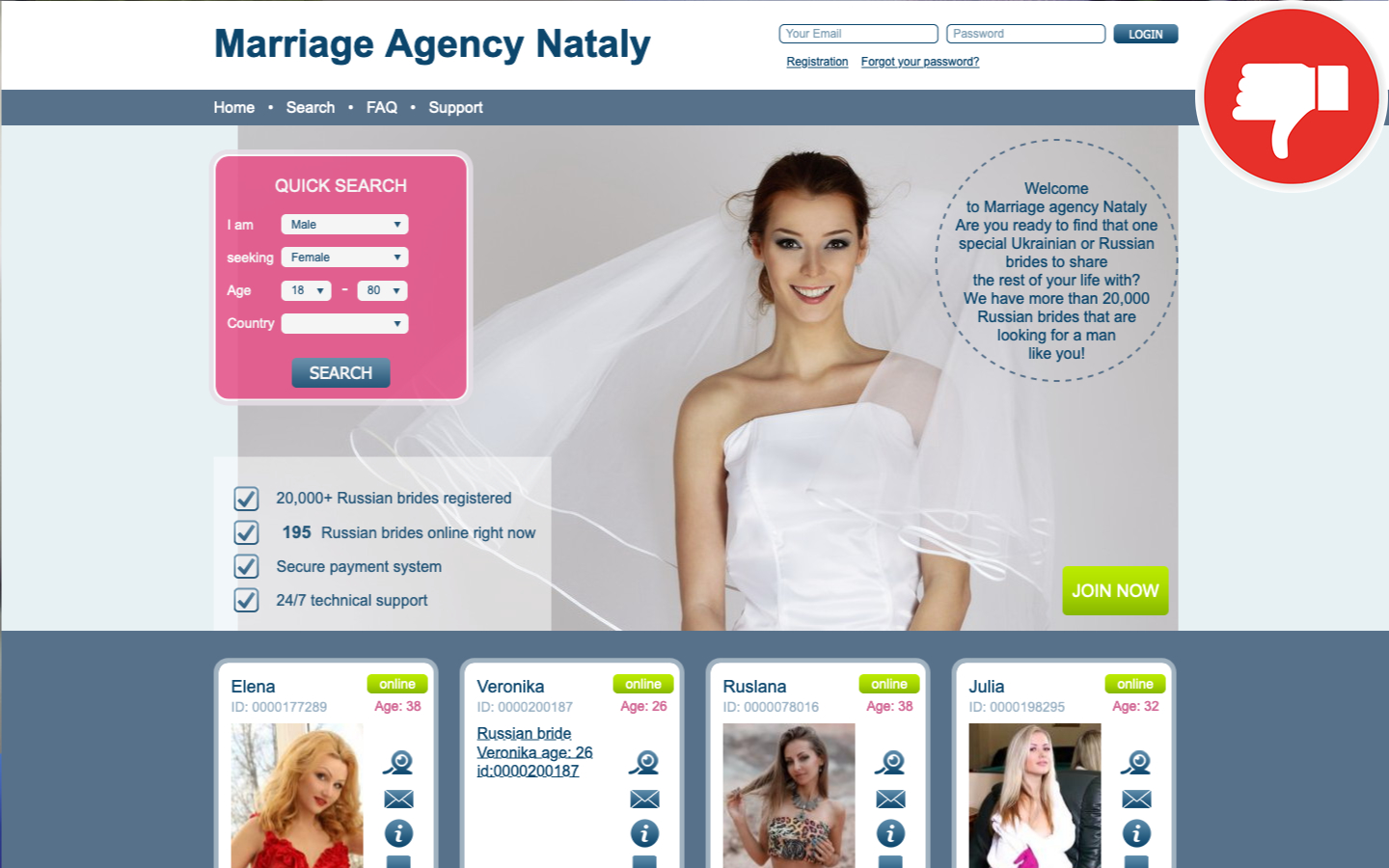 MarriageAgency-Nataly.net review Scam
