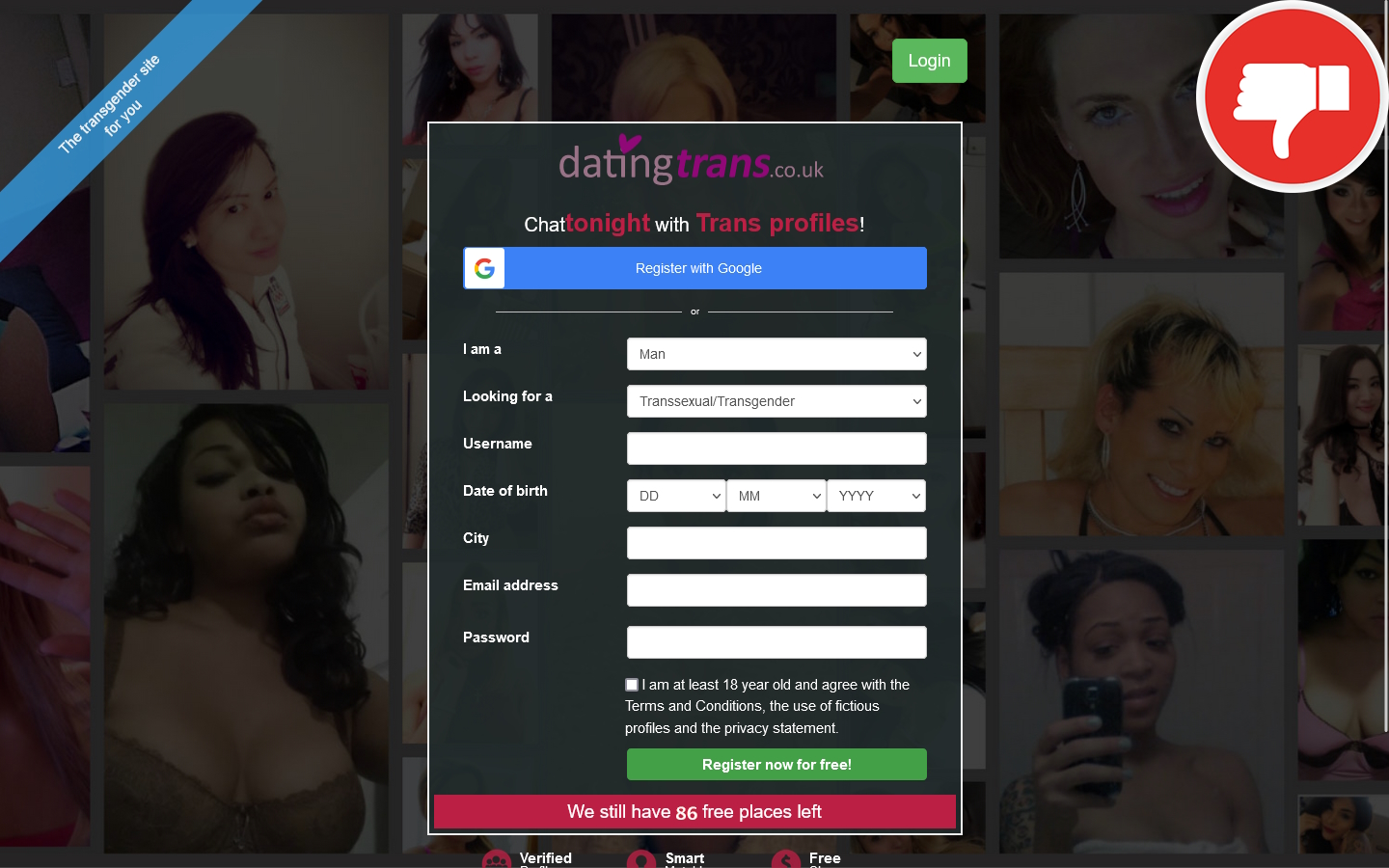 Review DatingTrans.co.uk Scam