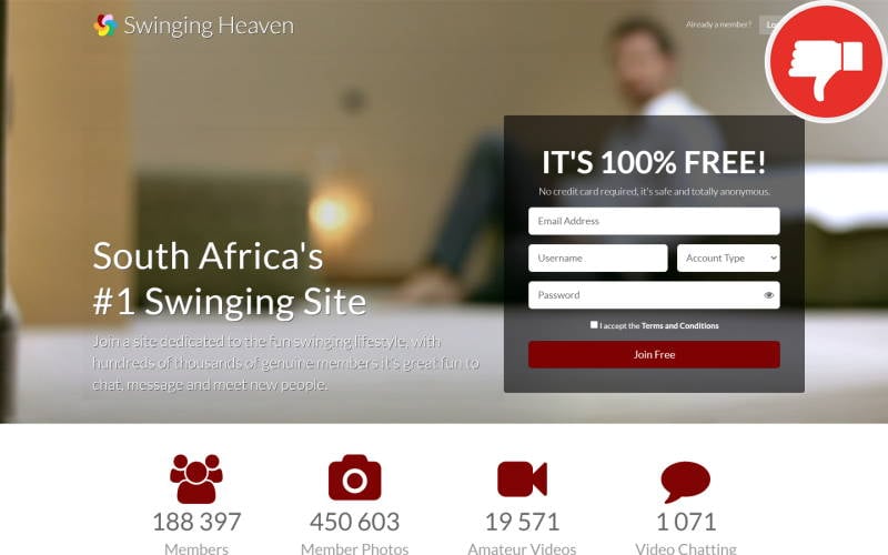 SwingingHeaven.za.com review Scam