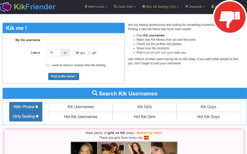 KikFriender.com review Scam