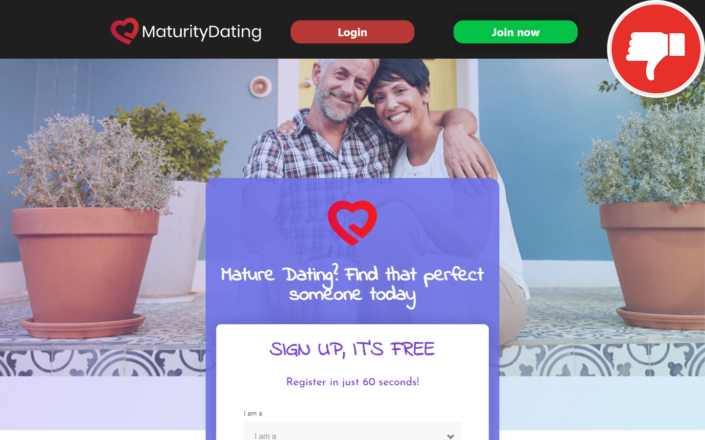 Review MaturityDating.co.uk Scam