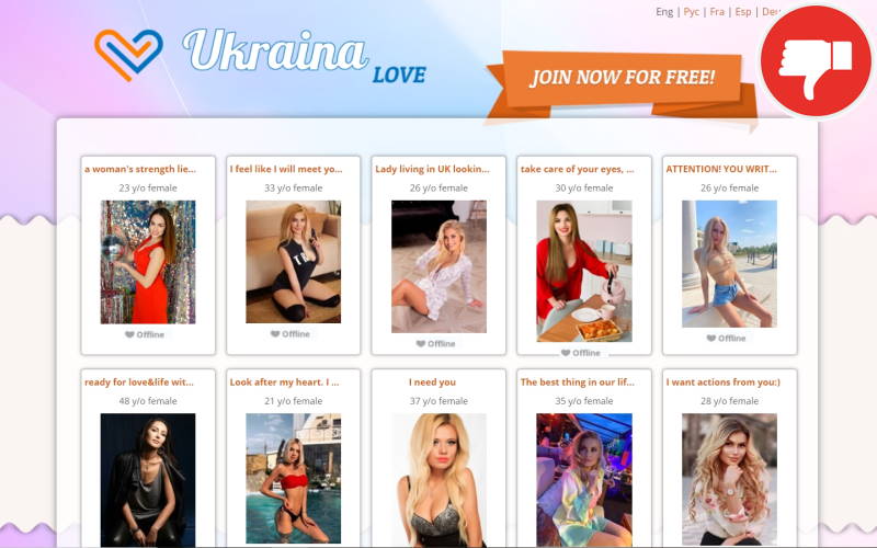Ukraina-Love.com review Scam