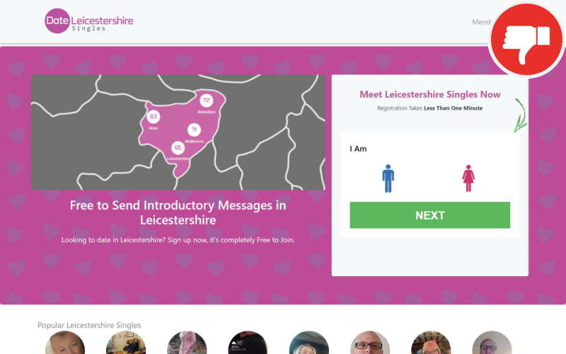 Review DateLeicestershireSingles.co.uk Subscription Rip Off