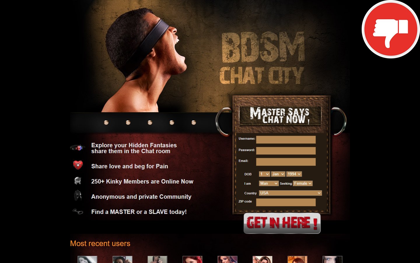 Review BDSMChatCity.net Scam