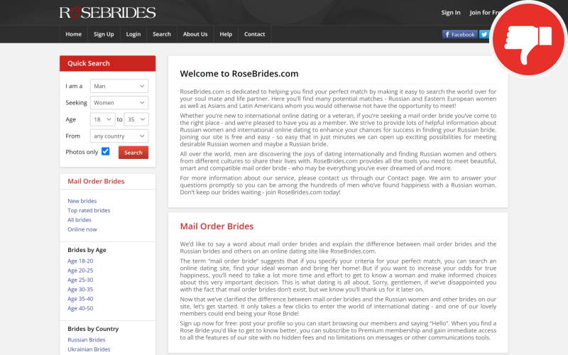 RoseBrides.com review Scam