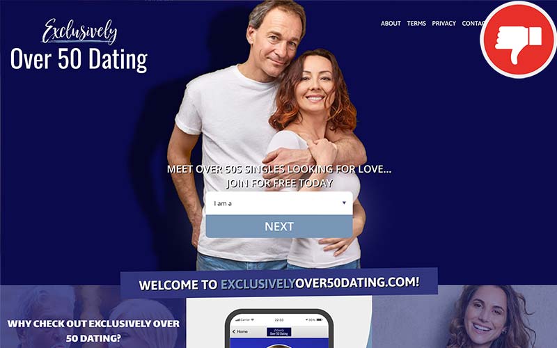 Review ExclusivelyOver50Dating.com Scam