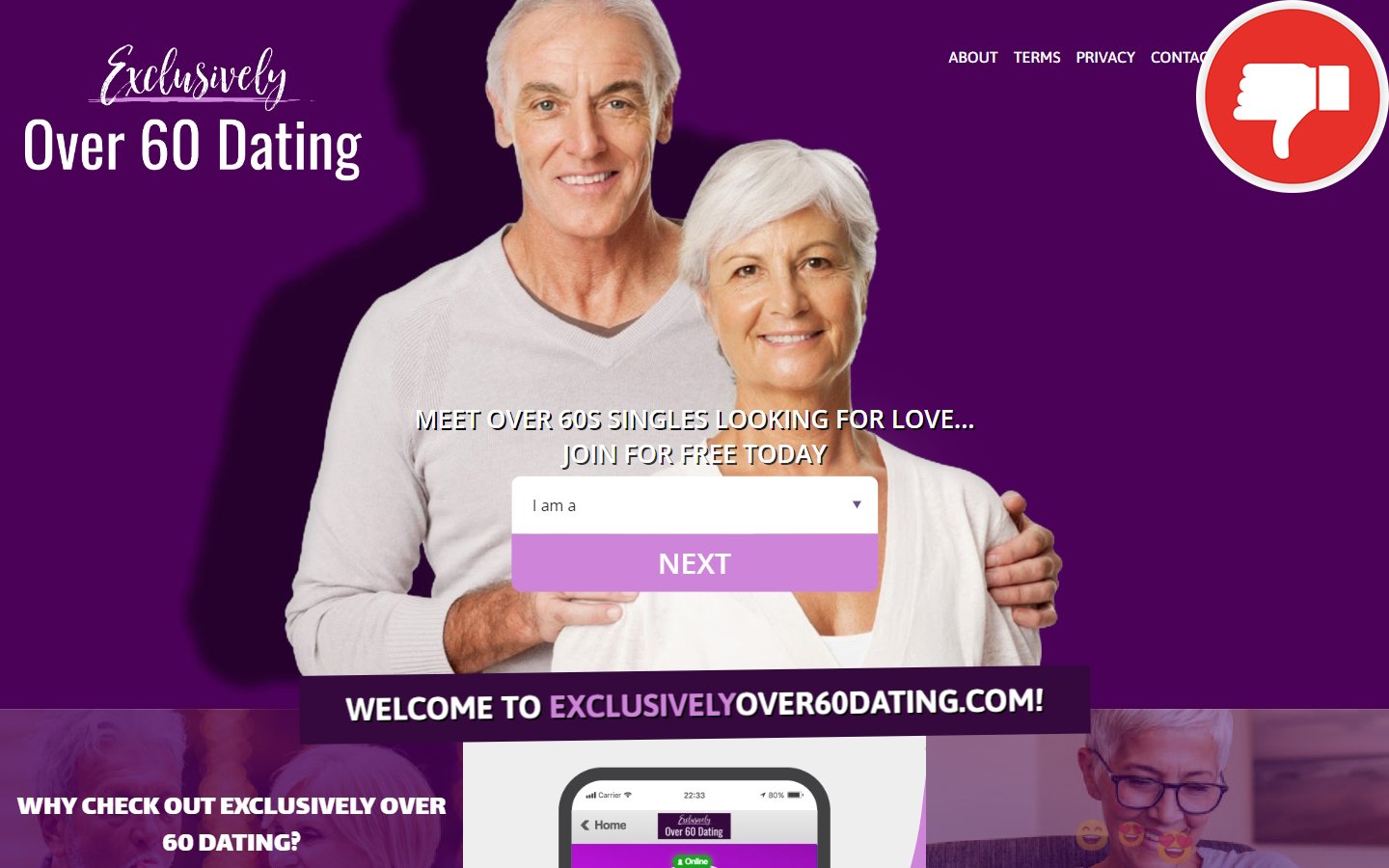 ExclusivelyOver60Dating.com review