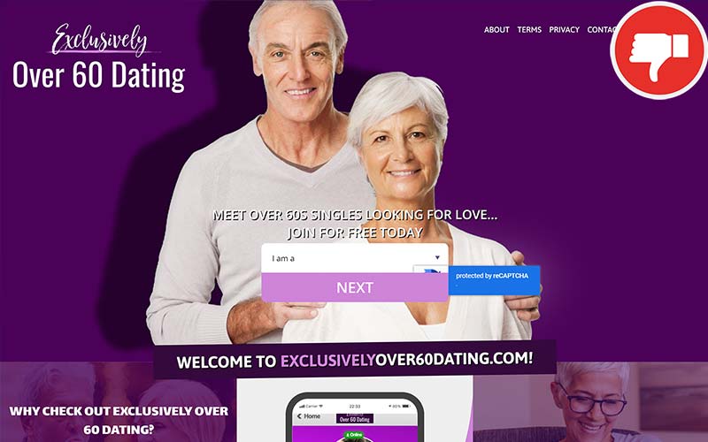Review ExclusivelyOver60Dating.com Scam