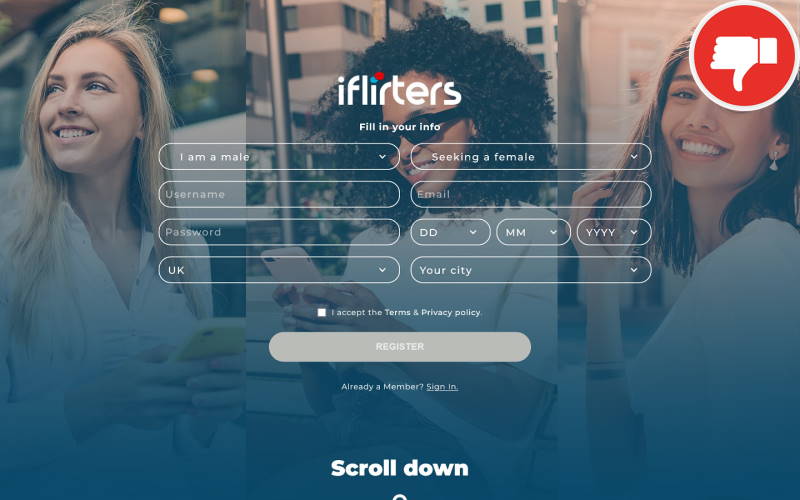Review iFlirters.com Scam