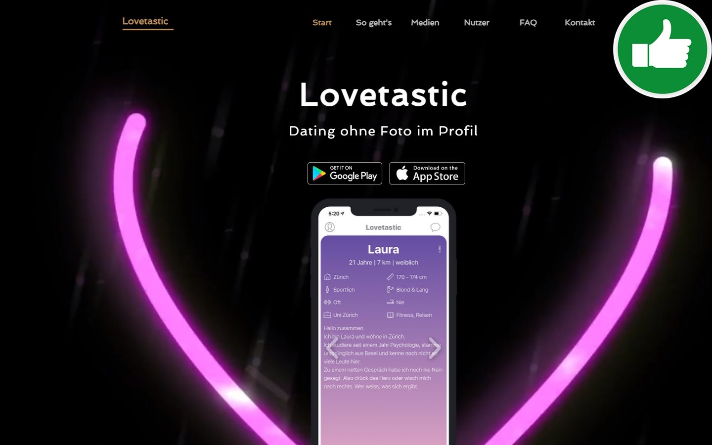 Review LoveTastic.ch Scam
