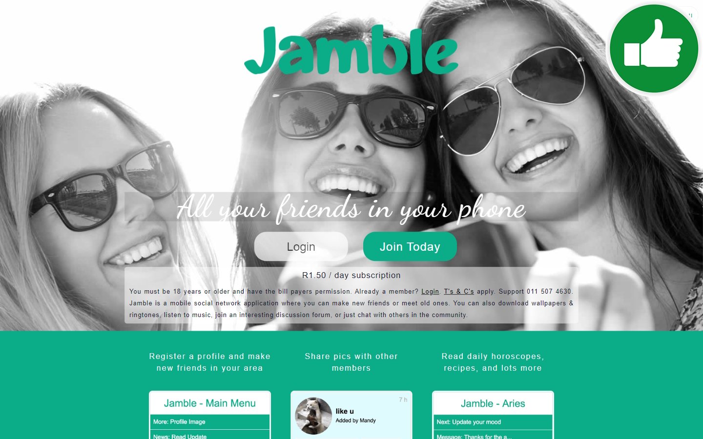 Jamble.co.za review