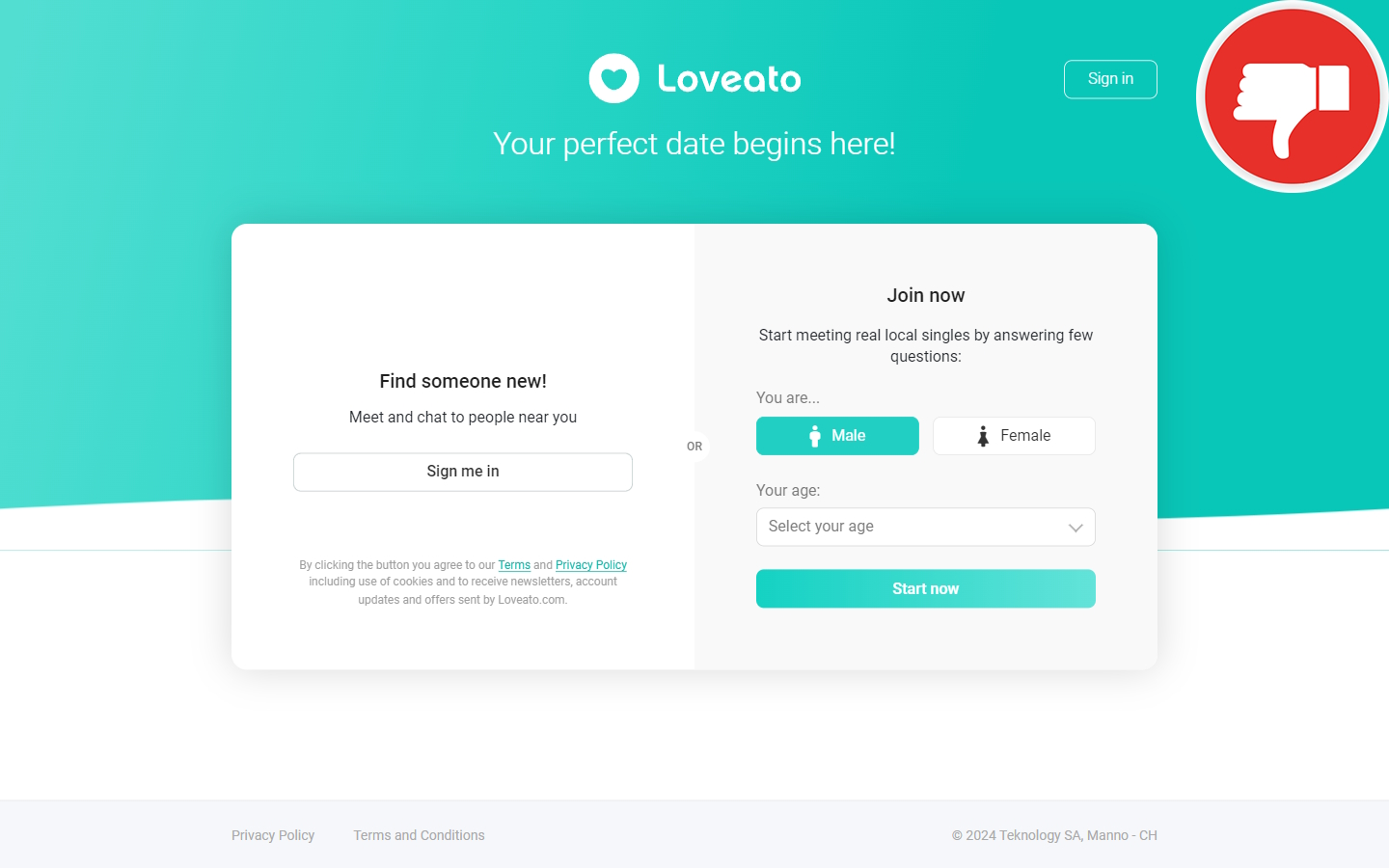 Review Loveato.com Scam