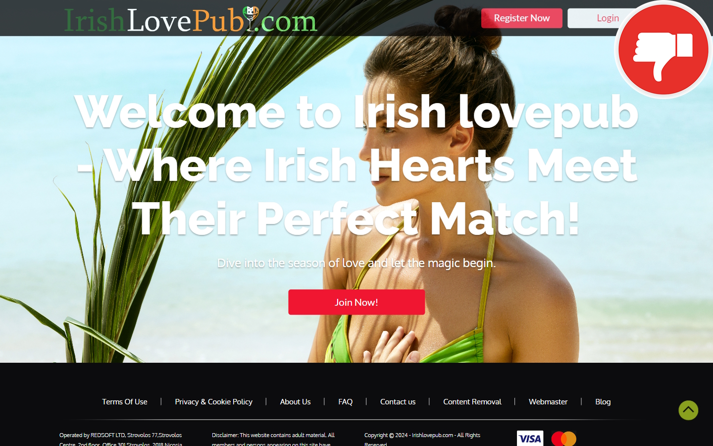 Review IrishLovePub.com Scam